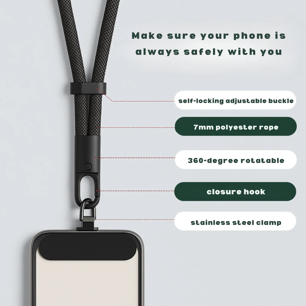 Phone lanyard